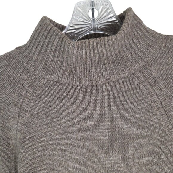 Reformation Garrett Cashmere Cropped Turtleneck Sweater Oatmeal Sz XS - Picture 7 of 12
